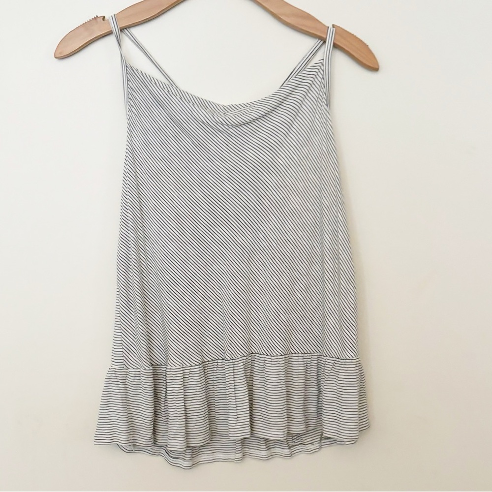 Mossimo Supply Co. Striped Camisole Tank Top‎ Womens Size Small Black and White